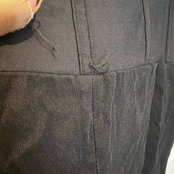 Zara Corset Long Sleeve Black Mini Dress Size Medium - Picture 7 of 13